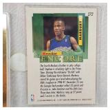 1997  Chicago Bulls Starting Five 23 Kt Card  & Fleer Ultra Stephon Marbury Rookie