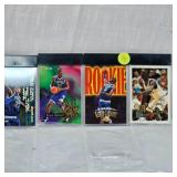 Set of 4 Kevin Garnett Rookie Cards with Very Excellent Set in Hardcases Since Issued