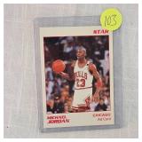 "Star" Michael Jordan Rare Chicago Ad Card