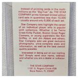 "Star" Michael Jordan Rare Chicago Ad Card