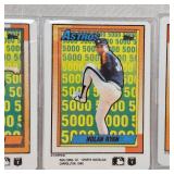 Set of 6, Nolan Ryan #7863 of 10,000 Topps Nostalgia Set