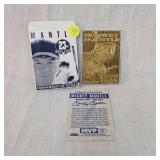 1996 Bleachers Mickey Mantle 23 Kt Card