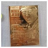 1996 Bleachers Derek Jeter 23 Kt Card