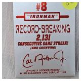 1995 Bleachers "Iron Man" Cal Ripkin Jr, .999 Silver Card Edition