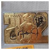 1998 Bleachers 23 Kt Cal Ripken Jr Die Cut