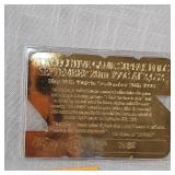 1998 Bleachers 23 Kt Cal Ripken Jr Die Cut