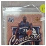 UpperDeck 2001 #150 Michael Jordan Wizards Comback XL Card