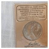 Fathers of Baseball 100 Year Anniversaary Babe Ruth Coin & Info