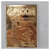 1996 Upper Deck 23 Kt Jeff Gordon 1995 Championship
