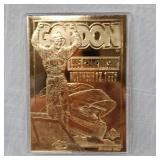 1996 Upper Deck 23 Kt Jeff Gordon 1995 Championship