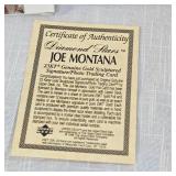 1996 Joe Montana 23 Kt Upper Deck