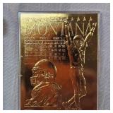 1996 Joe Montana 23 Kt Upper Deck