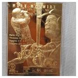 1998 McGwire 23 Kt Card