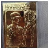 1995 Bleachers Iron Man Cal Ripken Jr 23 Kt Card