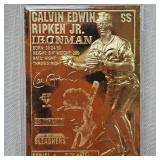 1995 Bleachers Iron Man Cal Ripken Jr 23 Kt Card