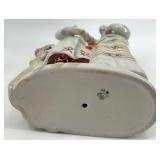 Ukrainian Couple Porcelain Figurine and Alexandra Polujan Art Print