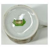Vintage Made in China Porcelain Espresso Cup and Saucer Set, 12 Cups & 12 Saucers