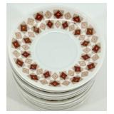 Vintage Made in China Porcelain Espresso Cup and Saucer Set, 12 Cups & 12 Saucers