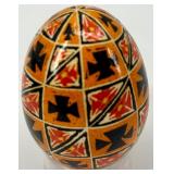 Set of 6 Hand-Painted Ukrainian Pysanky Eggs #1