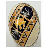Set of 6 Hand-Painted Ukrainian Pysanky Eggs #1