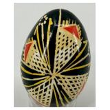 Set of 6 Hand-Painted Ukrainian Pysanky Eggs #1