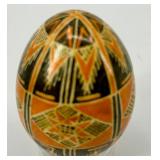 Set of 6 Hand-Painted Ukrainian Pysanky Eggs #1