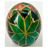 Set of 6 Hand-Painted Ukrainian Pysanky Eggs #4