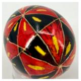 Set of 6 Hand-Painted Ukrainian Pysanky Eggs #4