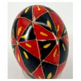 Set of 6 Hand-Painted Ukrainian Pysanky Eggs #4