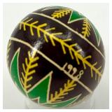 Set of 6 Hand-Painted Ukrainian Pysanky Eggs #5