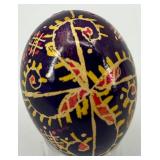 Set of 6 Hand-Painted Ukrainian Pysanky Eggs #5