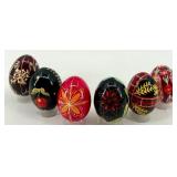 Set of 6 Hand-Painted Ukrainian Pysanky Eggs #6