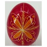 Set of 6 Hand-Painted Ukrainian Pysanky Eggs #6