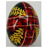 Set of 6 Hand-Painted Ukrainian Pysanky Eggs #6