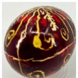 Set of 6 Hand-Painted Ukrainian Pysanky Eggs #7