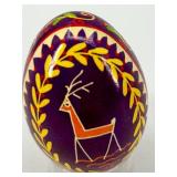 Set of 6 Hand-Painted Ukrainian Pysanky Eggs #7