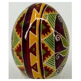 Set of 6 Hand-Painted Ukrainian Pysanky Eggs #7