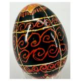 Set of 6 Hand-Painted Ukrainian Pysanky Eggs #8