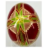 Set of 6 Hand-Painted Ukrainian Pysanky Eggs #8