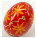 Set of 6 Hand-Painted Ukrainian Pysanky Eggs #9