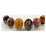 Set of 6 Hand-Painted Ukrainian Pysanky Eggs #10