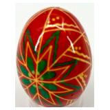 Set of 6 Decorated Ukrainian Pysanky Eggs #12