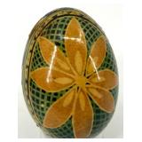 Set of 5 Hand-Painted Ukrainian Pysanky Goose Eggs