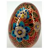 Set of 5 Hand-Painted Ukrainian Pysanky Goose Eggs