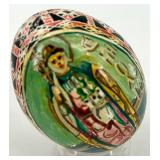 Set of 5 Hand-Painted Ukrainian Pysanky Goose Eggs