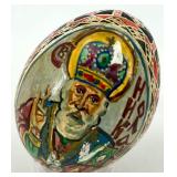 Set of 5 Hand-Painted Ukrainian Pysanky Goose Eggs