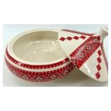 Ukrainian Arts by K.M.K. Ceramic Tableware Set with Folk Motifs