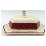 Ukrainian Arts by K.M.K. Ceramic Tableware Set with Folk Motifs