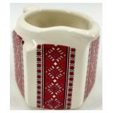 Ukrainian Arts by K.M.K. Ceramic Tableware Set with Folk Motifs