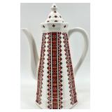 Vintage Ukraine Ceramic Coffee Pot, Mug, and Butter Dish Set - Ceramic by Tamara